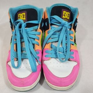 Neon DC High Top Sneakers